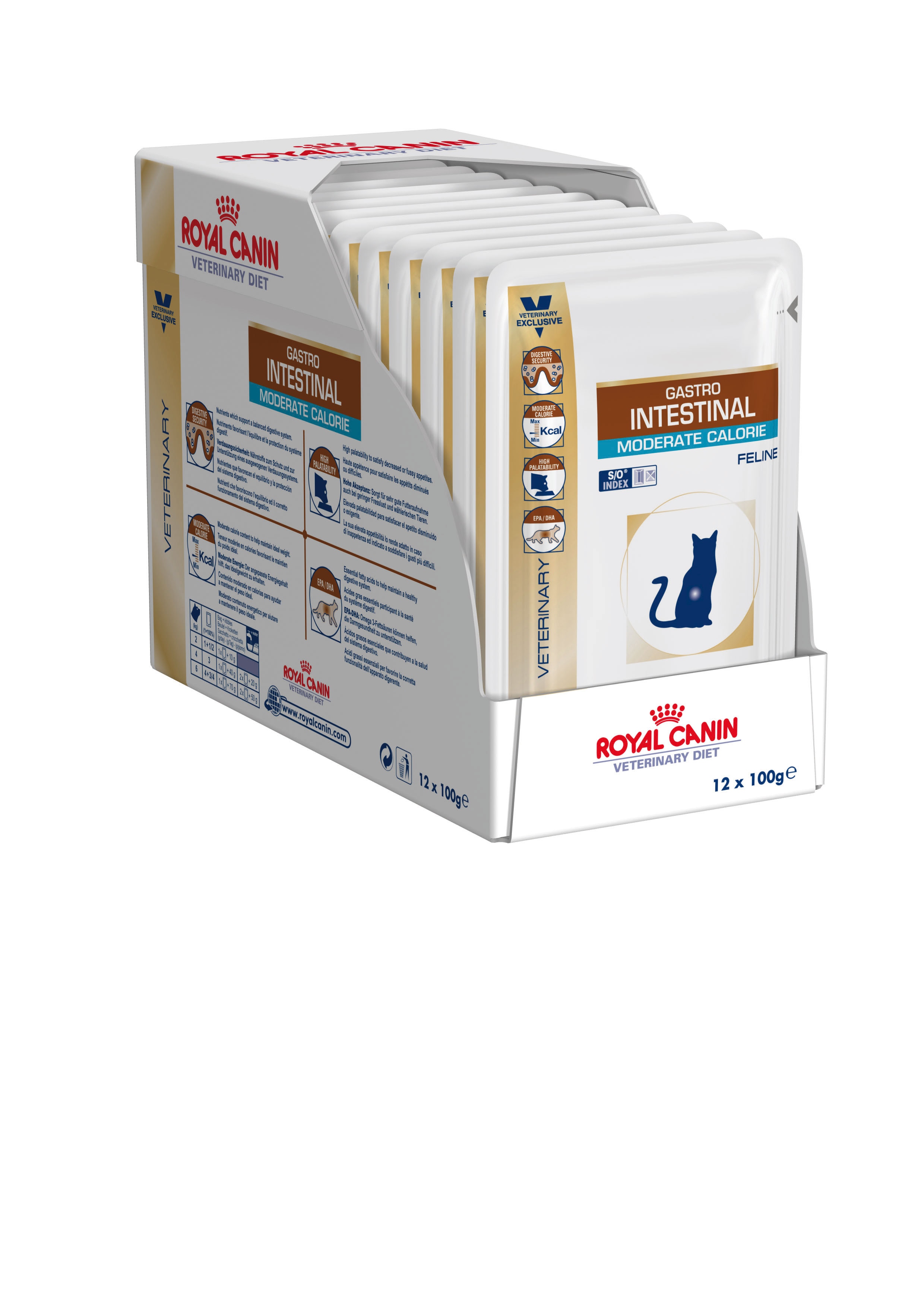 Royal Canin Veterinary Diet Feline Gastrointestinal S O Moderate